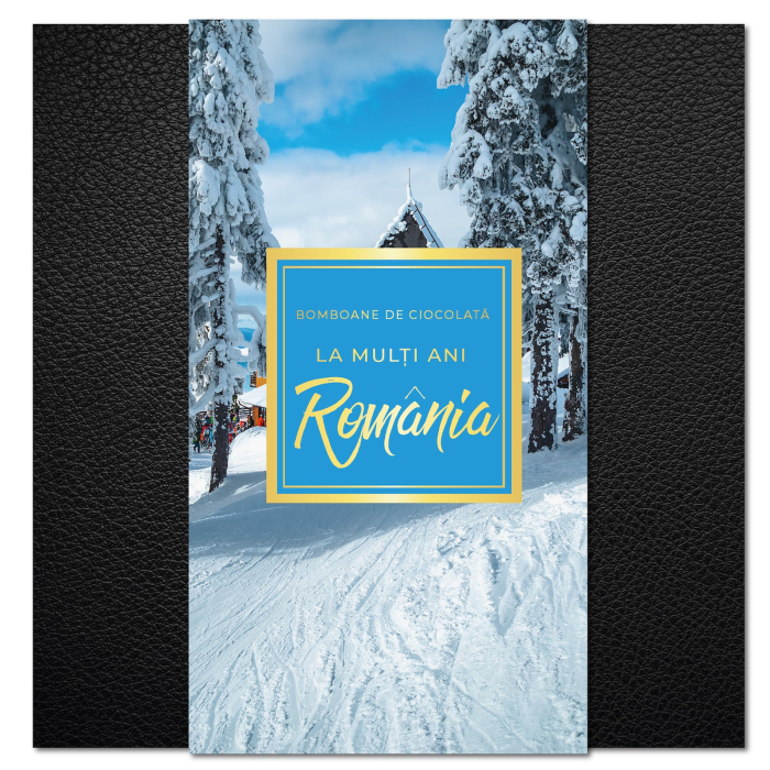 Colecția Lux „Piatra Craiului” - Bomboane de ciocolată 200G - Ediția „La mulți ani, România” [3]