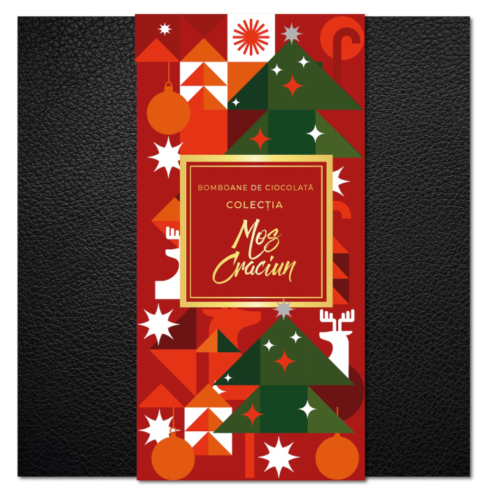 Colecția Moș Crăciun - Bomboane de ciocolată cu umplutură 200G [4]