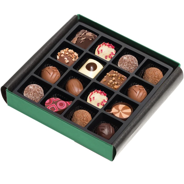 Cutie Smarald - Asortiment trufe de ciocolată 220G [3]