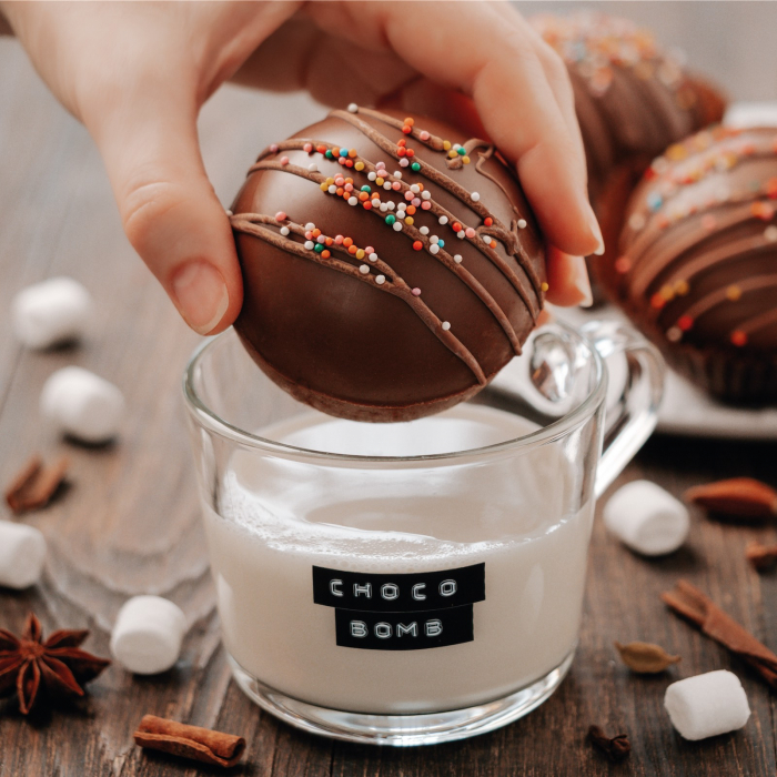 Fiesta de ciocolata - Set cadou 9 sfere de ciocolata cu bezele 450G [2]