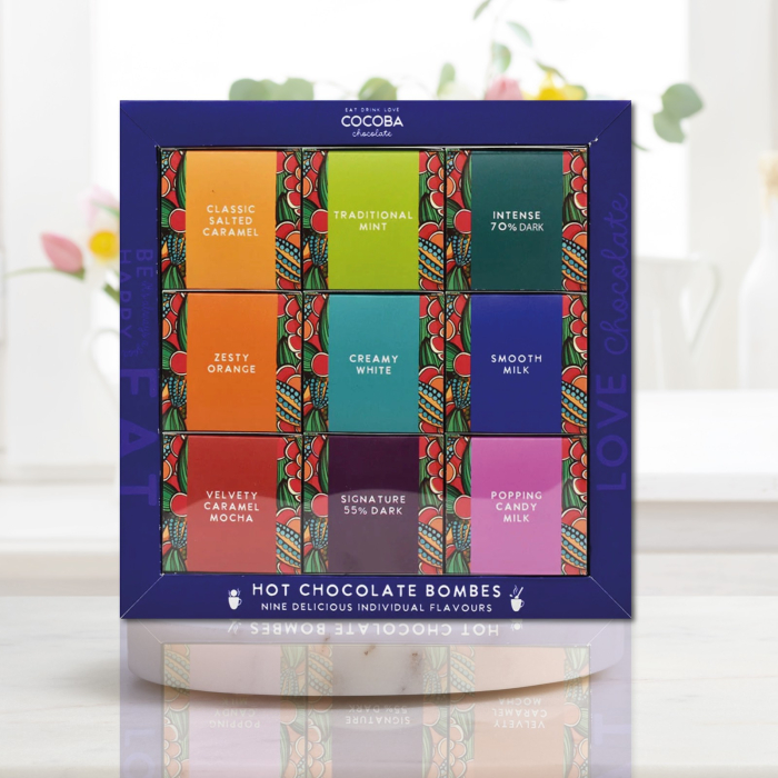 Fiesta de ciocolata - Set cadou 9 sfere de ciocolata cu bezele 450G [9]