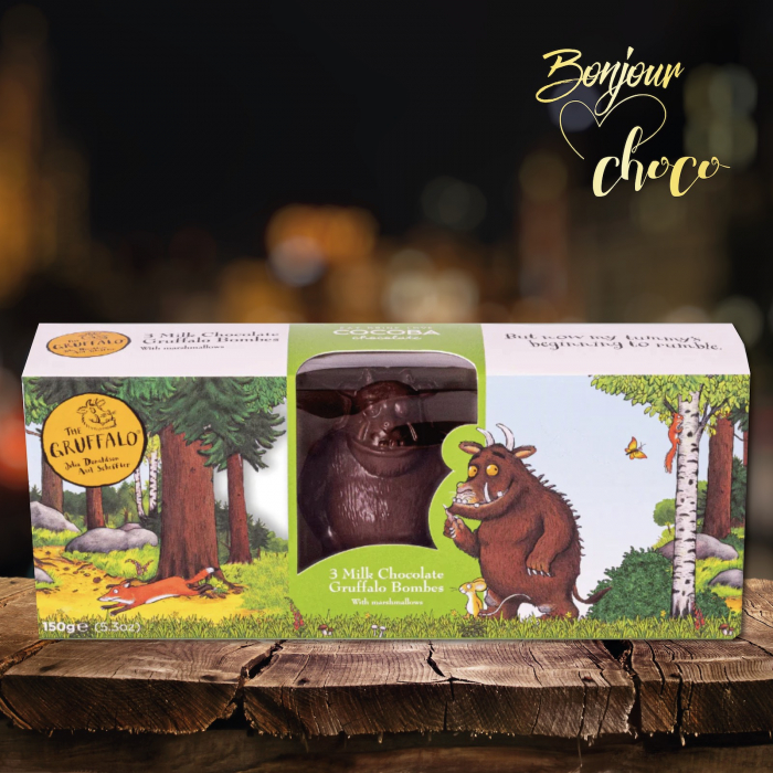 Set 3 figurine Gruffalo de ciocolata cu lapte si bezele 150G [6]