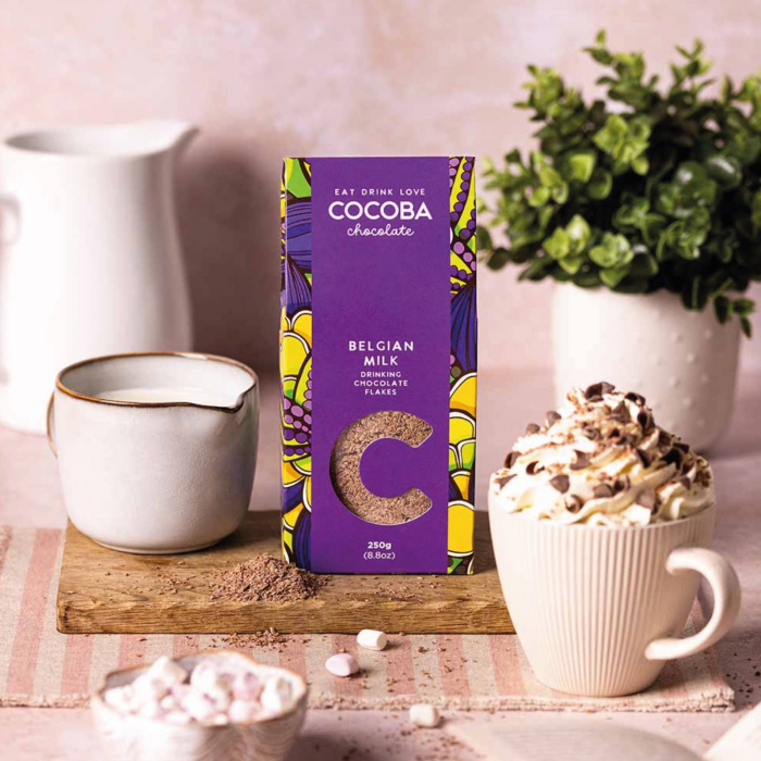 Fulgi de ciocolata belgiana cu lapte 250G [2]