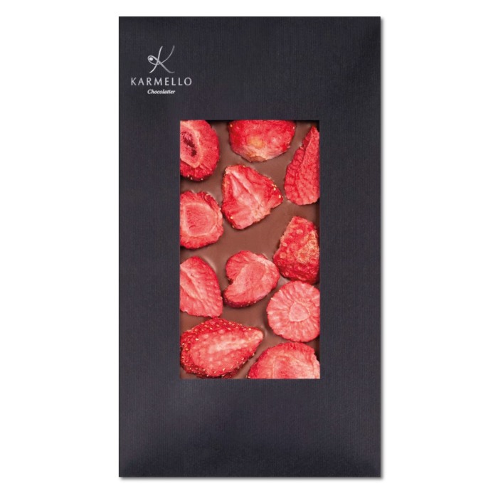 Lambada - Tabletă ciocolată cu lapte și căpșuni 100G [1]