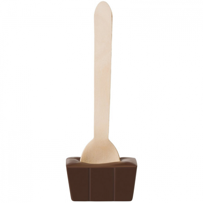 Lingura ciocolata calda cu bezele - Ciocolata neagra cu menta 50G [4]