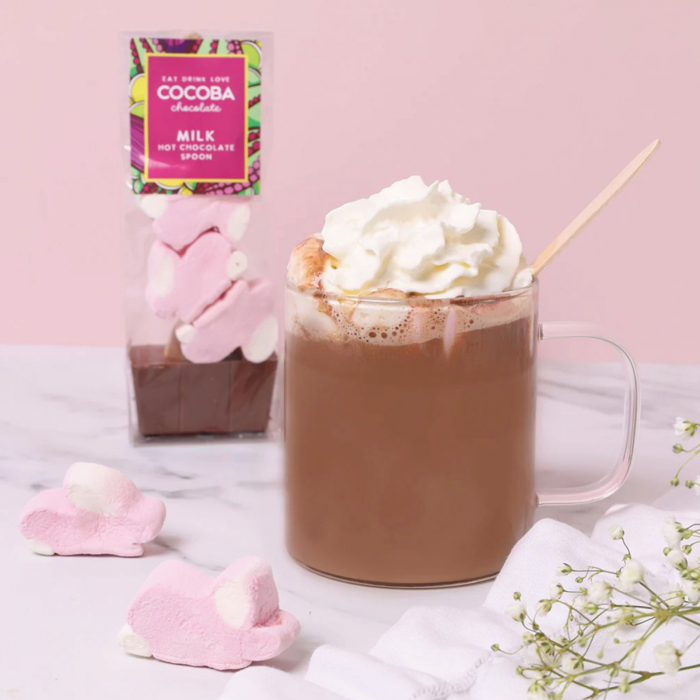 Lingura ciocolata cu lapte si bezele iepurasi 50G [2]
