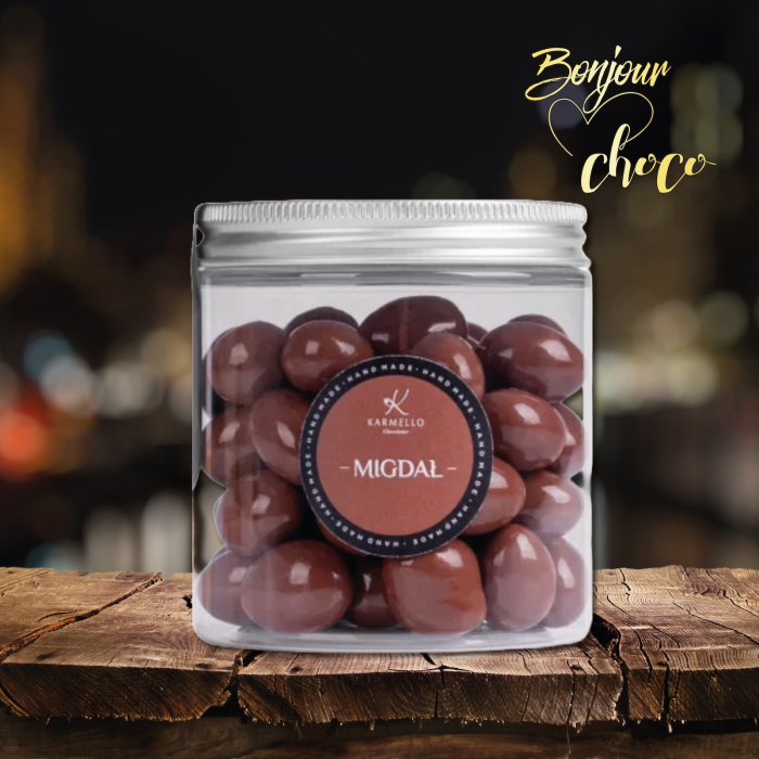 Migdale invelite in ciocolata cu lapte 150G [4]