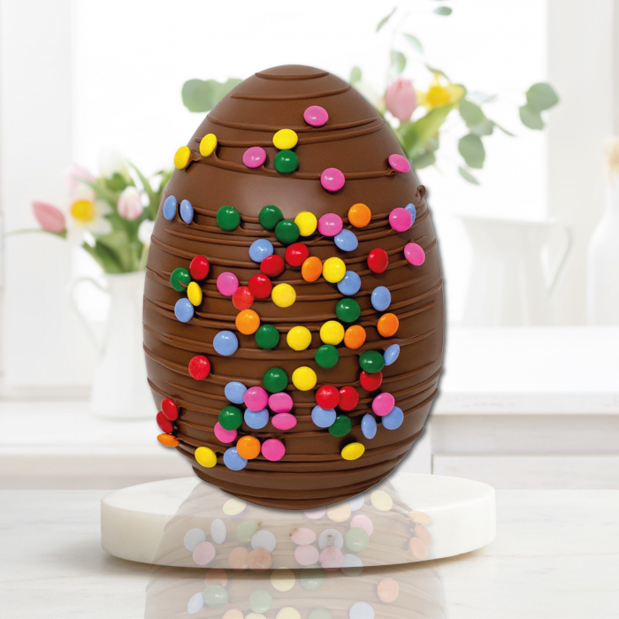 Ou gigant de ciocolata cu lapte si bomboane 250G [5]