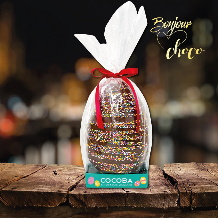 Ou gigant de ciocolata cu lapte si mini-bomboane Sprinkles 250G [6]