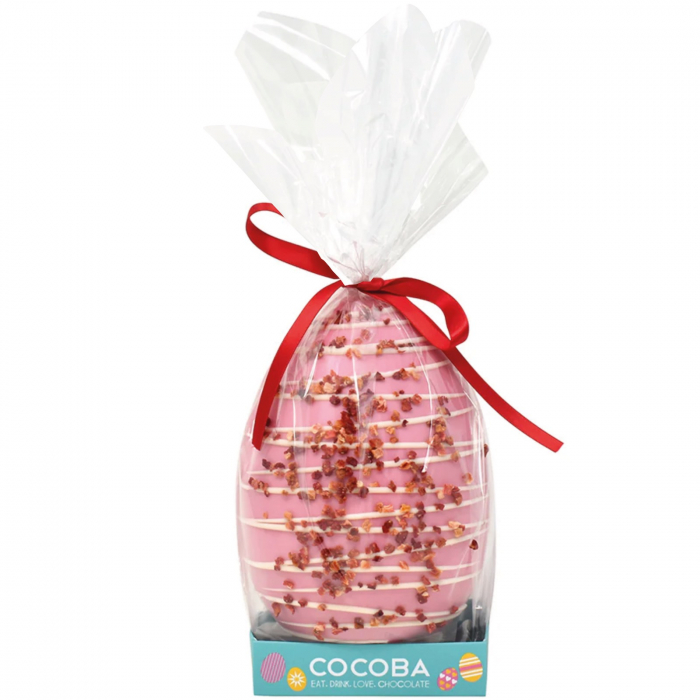 Ou gigant de ciocolata alba cu capsuni si frisca 250G [3]