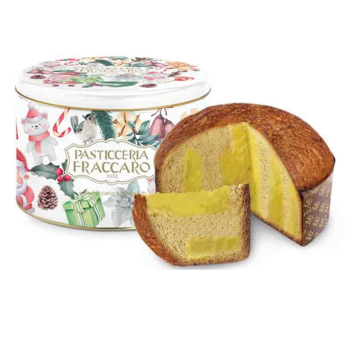 Panettone artizanal cu limoncello cutie metalică 750G [3]