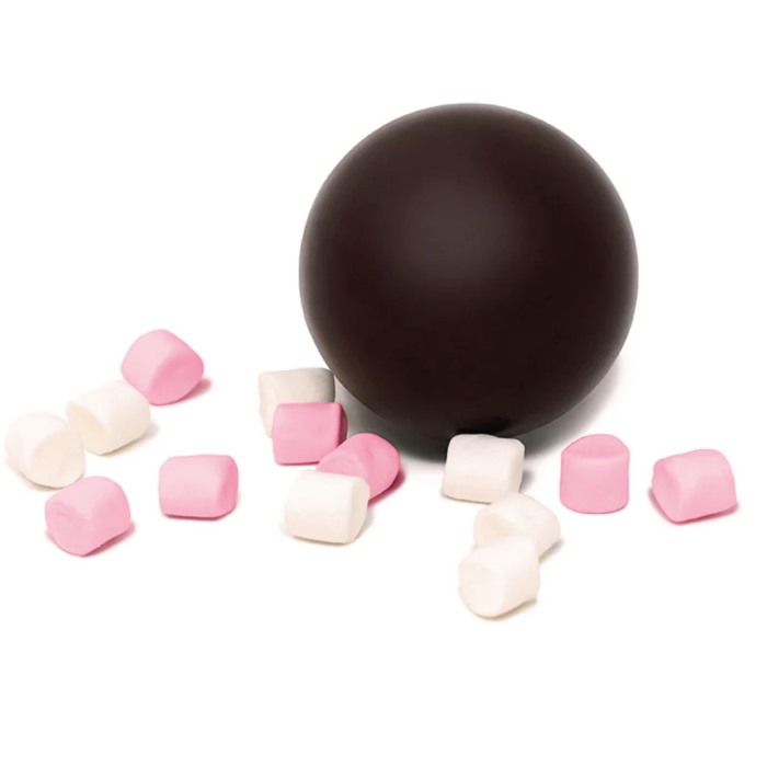 Set 3 sfere de ciocolată neagră cu bezele 150G [7]