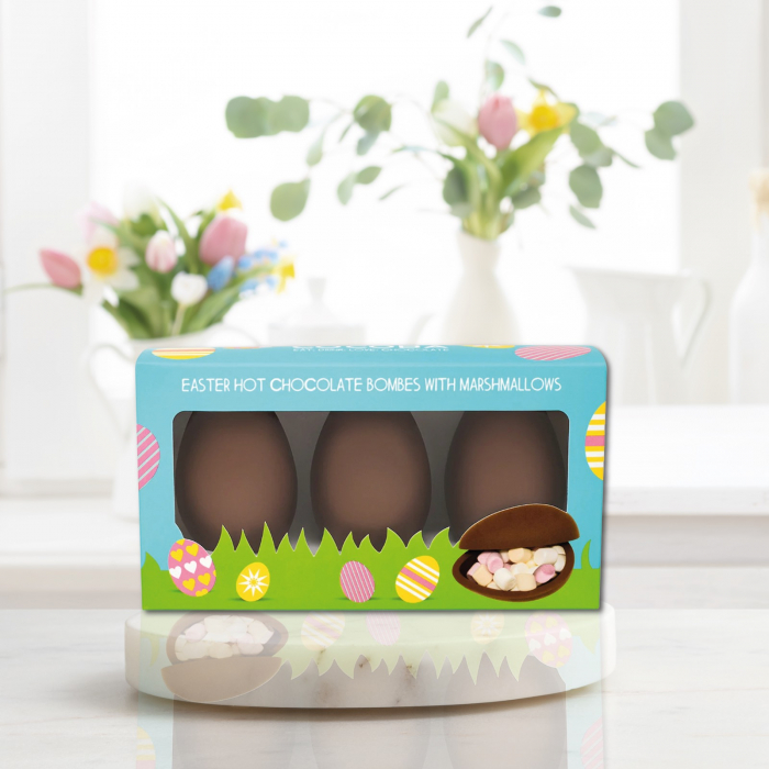 Set 3 oua de ciocolata cu lapte si bezele 150G [5]