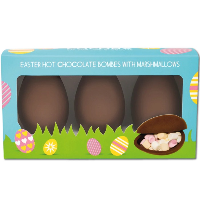 Set 3 oua de ciocolata cu lapte si bezele 150G [6]