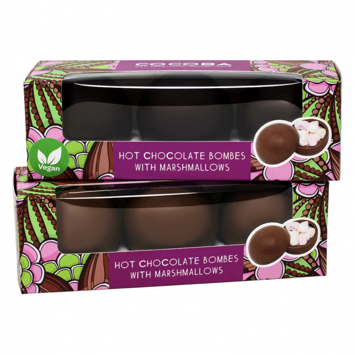 Set 3 sfere de ciocolata cu lapte si bezele 150G [5]