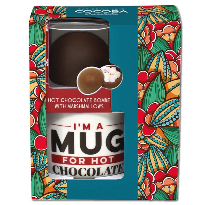 Set cadou cana si sfera de ciocolata cu lapte si bezele 400G [5]