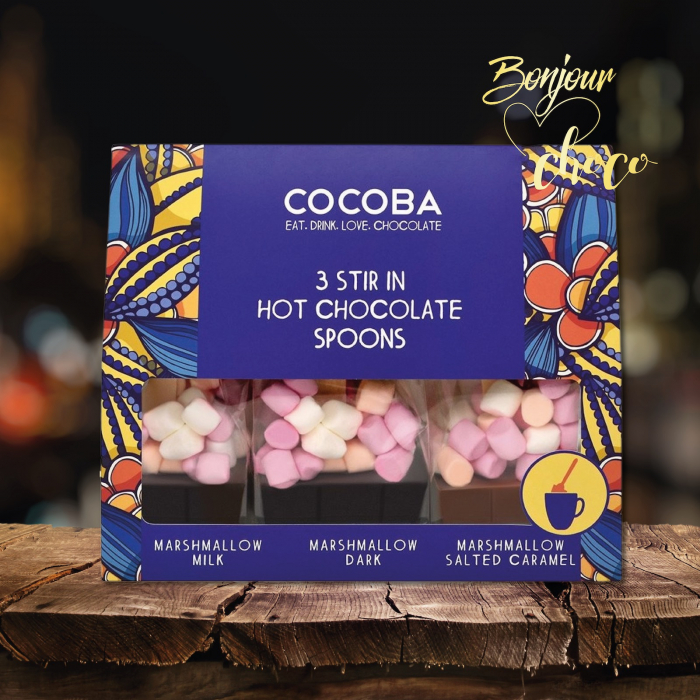 Set linguri mixte ciocolată caldă cu bezele 150G [4]