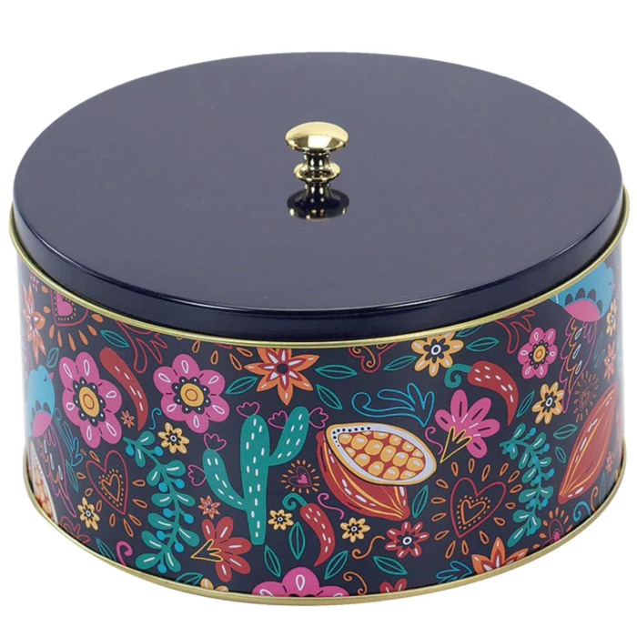 Smochine în ciocolată cu caramel sărat - cutie metalică bleumarin 350G [2]