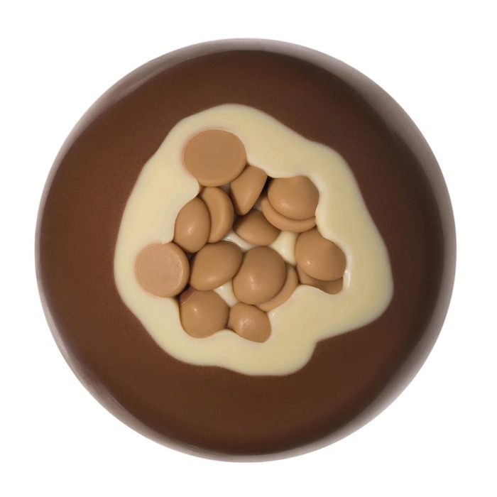 Super-sfera ciocolată cu lapte și năsturei de caramel 100G [2]