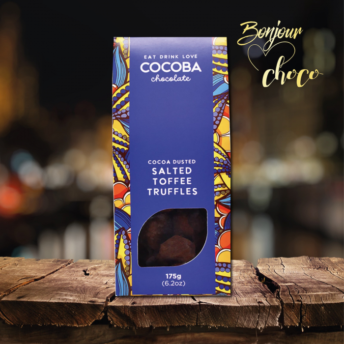 Trufe de ciocolata cu caramel sarat si cacao 175G [4]