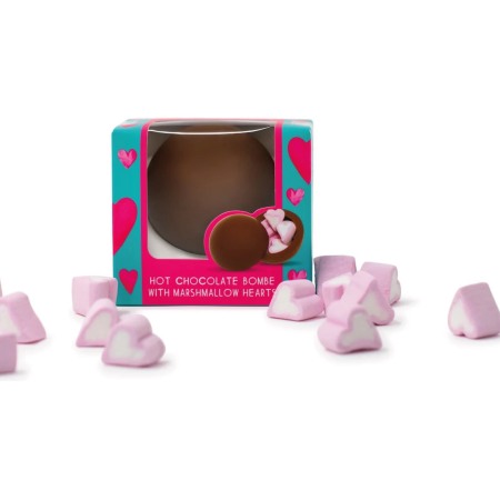 Sfera de ciocolata cu lapte si bezele inimioara 50G [4]