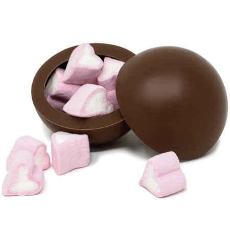 Sfera de ciocolata cu lapte si bezele inimioara 50G [5]