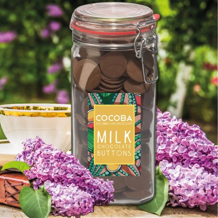 Borcan gigant cu nasturei de ciocolata cu lapte 900G [6]