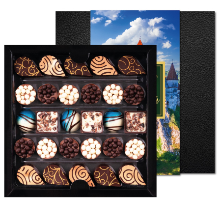 Colecția Gentleman „Castelul Bran” - Bomboane de ciocolată 180G - Ediția „La mulți ani, România” [3]