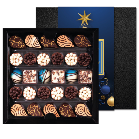 Colectia Gentleman Craciun - Bomboane de ciocolata cu umplutura 180G [6]