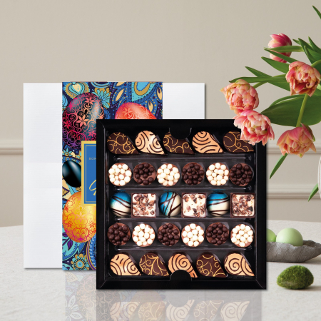 Paște - Colecția Gentleman Paște - Bomboane de ciocolată cu umplutură 180G