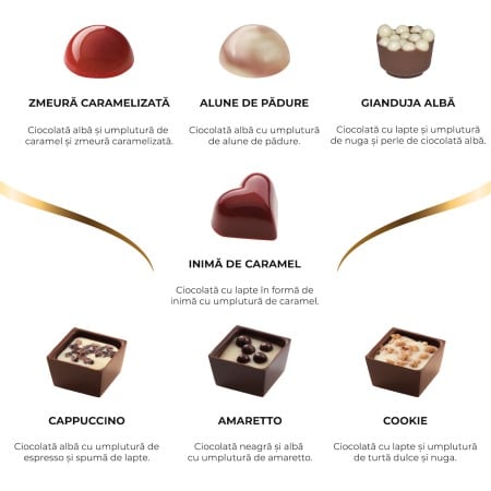 Colecția Lady Crăciun - Bomboane de ciocolată cu umplutură 180G [4]