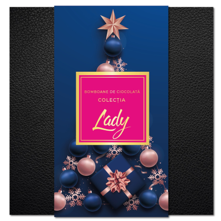 Colecția Lady Crăciun - Bomboane de ciocolată cu umplutură 180G [8]