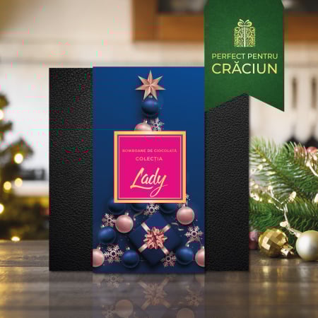 Colecția Lady Crăciun - Bomboane de ciocolată cu umplutură 180G [5]