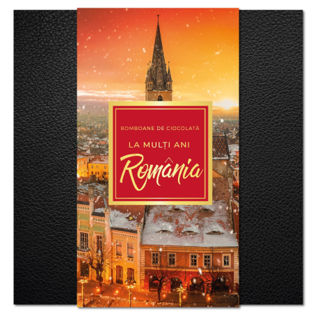 Colecția Lady „Ninsoare la Sibiu” - Bomboane de ciocolată cu umplutură 180G - Ediția „La mulți ani, România” [2]