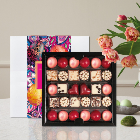 Paște - Colecția Lady Paște - Bomboane de ciocolată cu umplutură 180G