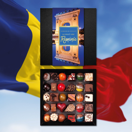 Colecția Lux „Arcul de Triumf” - Bomboane de ciocolată 200G - Ediția „La mulți ani, România” [4]