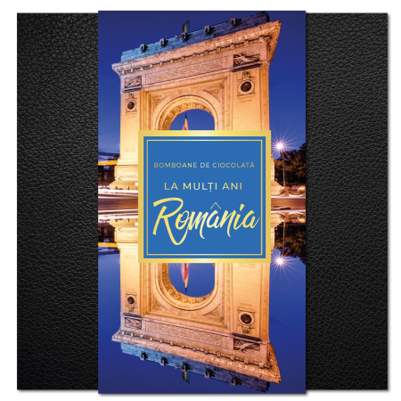 Colecția Lux „Arcul de Triumf” - Bomboane de ciocolată 200G - Ediția „La mulți ani, România” [2]