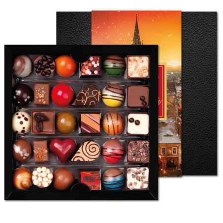 Colecția Lux „Ninsoare la Sibiu” - Bomboane de ciocolată 200G - Ediția „La mulți ani, România” [3]