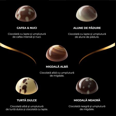 Colectia Lux Craciun - Bomboane de ciocolata cu umplutura 200G [6]