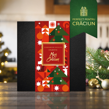 Ciocolata cu Alcool - Colecția Moș Crăciun - Bomboane de ciocolată cu umplutură 200G
