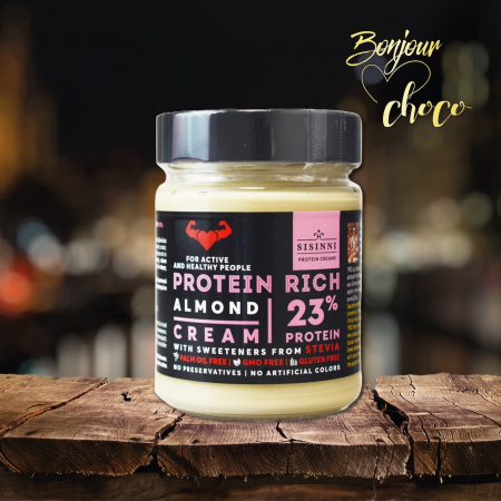 Crema de migdale cu 23% proteina si stevia 320G [3]