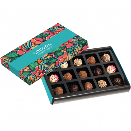 Cutie Safir - Asortiment trufe de ciocolată 180G [4]