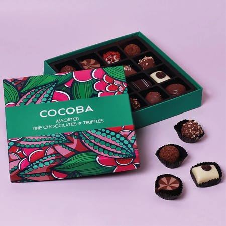 Cutie Smarald - Asortiment trufe de ciocolată 220G [1]