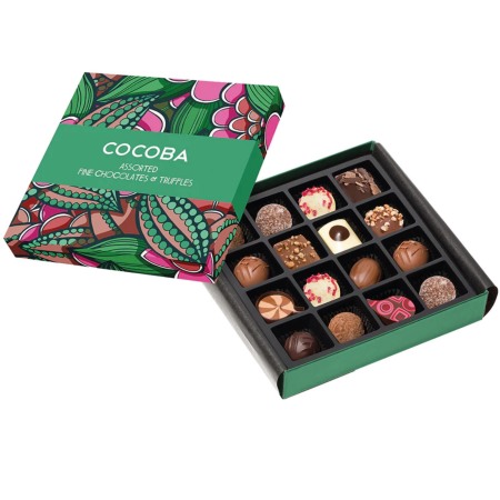 Cutie Smarald - Asortiment trufe de ciocolată 220G [0]