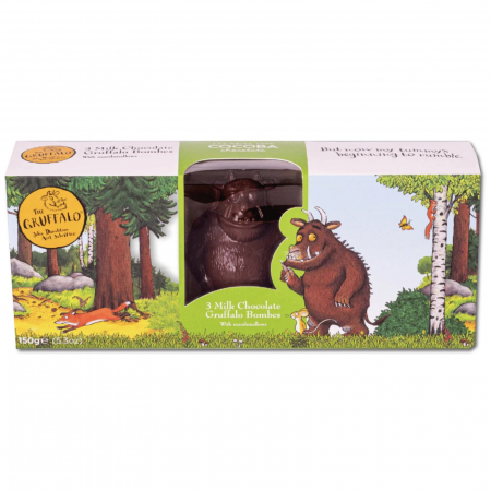 Set 3 figurine Gruffalo de ciocolata cu lapte si bezele 150G [1]