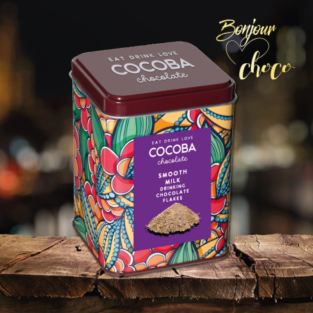 Fulgi de ciocolata belgiana cu lapte in cutie metalica 200G [3]