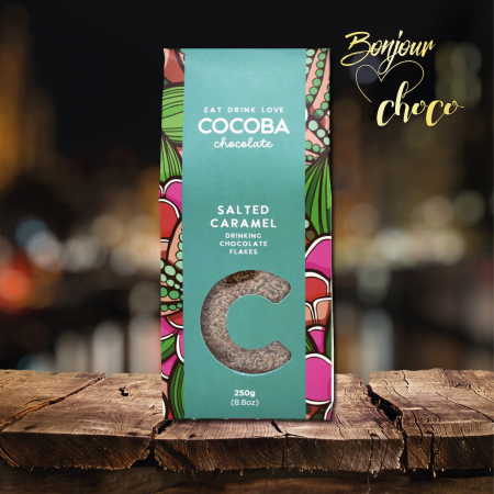 Fulgi de ciocolata belgiana cu lapte si caramel sarat 250G [7]