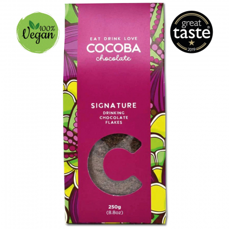 Fulgi de ciocolata belgiana neagra 250G