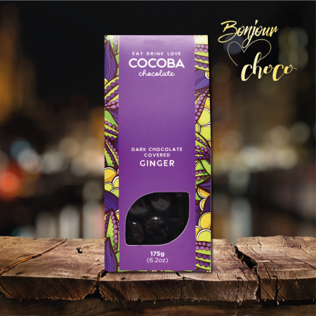 Ghimbir învelit în ciocolată neagră 175G [3]