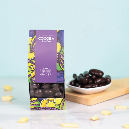 Ghimbir învelit în ciocolată neagră 175G [1]